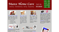 Desktop Screenshot of manxhomecare.com